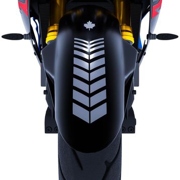 Çınar Extreme 2 Adet Sport Motosiklet Çamurluk Taş Grisi Kask Sticker
