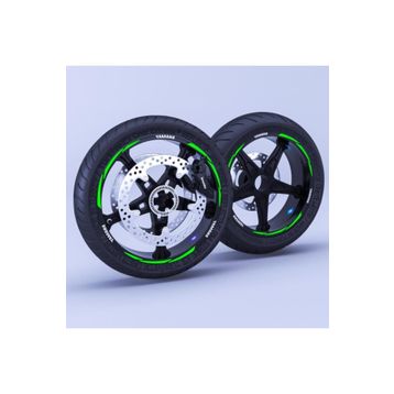 Çınar Extreme 3 Parçalı Floresan Yeşil Jant Şeridi Sticker