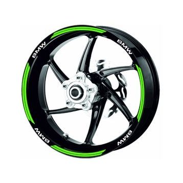 Çınar Extreme Double Stripe Floresan Yeşil Jant Şeridi Sticker
