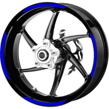Çınar Extreme Double Stripe Reflektif Mavi Jant Şeridi Sticker