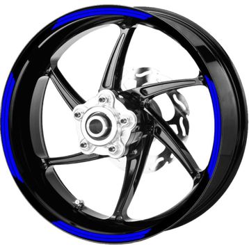 Çınar Extreme Double Stripe Reflektif Mavi Jant Şeridi Sticker