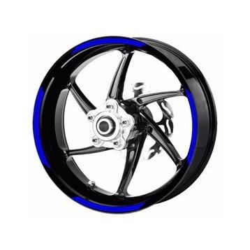 Çınar Extreme Double Stripe Reflektif Mavi Jant Şeridi Sticker