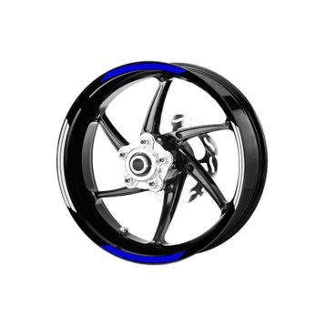Çınar Extreme Double Stripe Reflektif Mavi Jant Şeridi Sticker