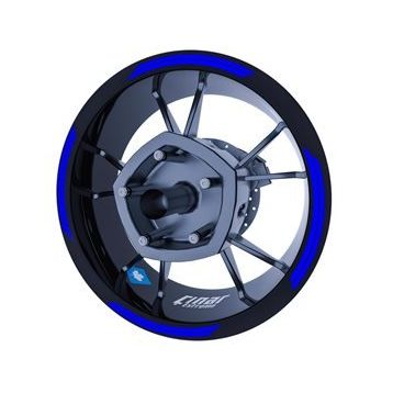 Çınar Extreme Double Stripe Reflektif Mavi Jant Şeridi Sticker