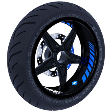 Çınar Extreme Gp Racing Azur Mavi İç Jant Şeridi Sticker