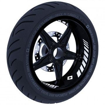 Çınar Extreme Gp Racing Reflektif Gri İç Jant Şeridi Sticker