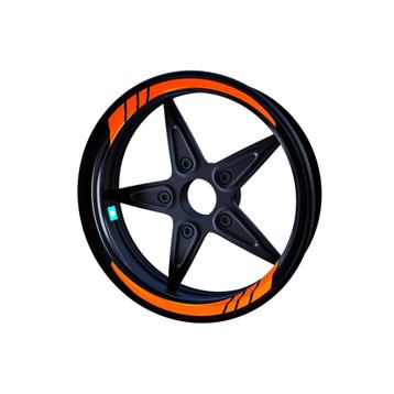 Çınar Extreme Moto GP Alev Turuncusu İç Jant Şeridi Sticker
