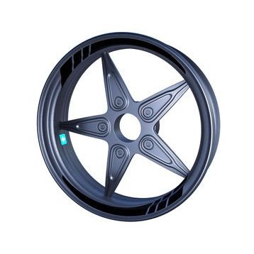 Çınar Extreme Moto GP Jet Siyah İç Jant Şeridi Sticker