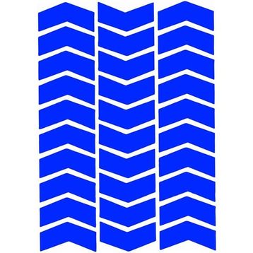 Çınar Extreme Ok Şeklinde Reflektif Mavi Sticker