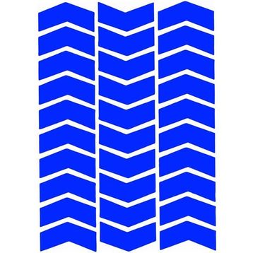 Çınar Extreme Ok Şeklinde Reflektif Mavi Sticker