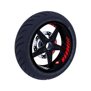 Çınar Extreme Reflektif Kırmızı Gp Racing İç Jant Şeridi Sticker