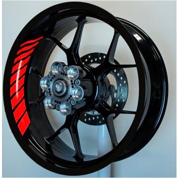 Çınar Extreme Reflektif Kırmızı Gp Racing İç Jant Şeridi Sticker