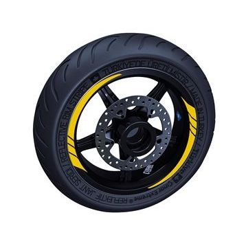 Çınar Extreme Reflektif Koyu Sarı Moto GP İç Jant Şeridi Sticker
