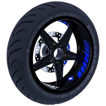 Çınar Extreme Reflektif Mavi Gp Racing İç Jant Şeridi Sticker
