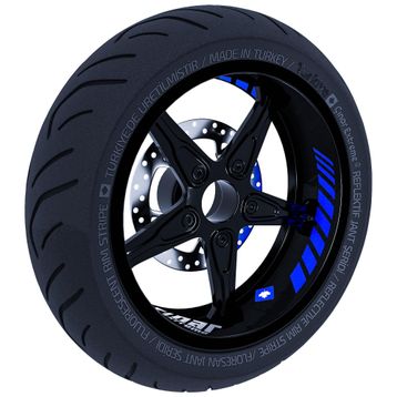 Çınar Extreme Reflektif Mavi Gp Racing İç Jant Şeridi Sticker