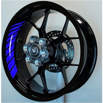 Çınar Extreme Reflektif Mavi Gp Racing İç Jant Şeridi Sticker