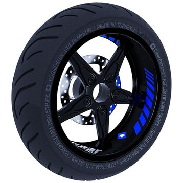 Çınar Extreme Reflektif Mavi Gp Racing İç Jant Şeridi Sticker