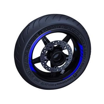 Çınar Extreme Reflektif Mavi Moto GP İç Jant Şeridi Sticker