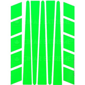Çınar Extreme Şerit Şeklinde Floresan Yeşil Sticker