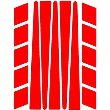 Çınar Extreme Şerit Şeklinde Reflektif Kırmızı Sticker