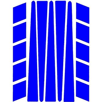 Çınar Extreme Şerit Şeklinde Reflektif Mavi Sticker