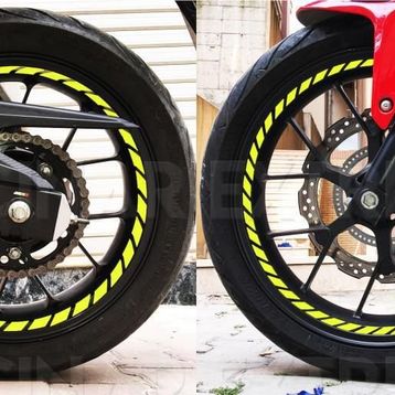 Çınar Extreme Tam Tur Floresan Sarı Supersport İç Jant Şeridi
