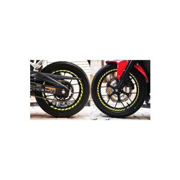 Çınar Extreme Tam Tur Floresan Sarı Supersport İç Jant Şeridi