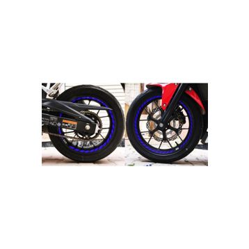 Çınar Extreme Tam Tur Reflektif Mavi Supersport İç Jant Şeridi Sticker
