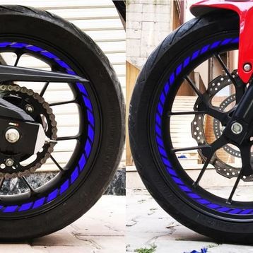 Çınar Extreme Tam Tur Reflektif Mavi Supersport İç Jant Şeridi Sticker