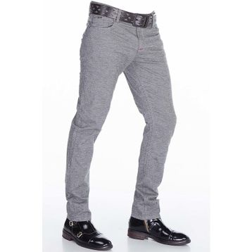 Cipo&Baxx CD372B Gri Erkek Kot Pantolon