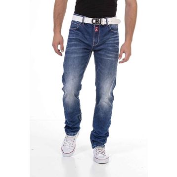 Cipo&Baxx Cd704 Regular Labelled Mavi Kadın Kot Pantolon