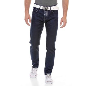 Cipo&Baxx Cd705 Lacivert Kadın Kot Pantolon