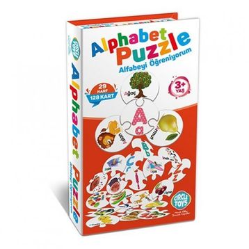 Circle Toys Alphabet 128 Parça Puzzle