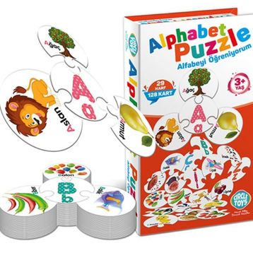 Circle Toys Alphabet 128 Parça Puzzle