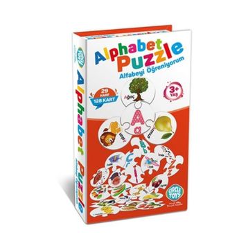 Circle Toys Alphabet 128 Parça Puzzle