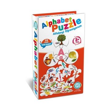 Circle Toys Alphabet 128 Parça Puzzle