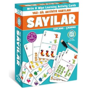 Circle Toys CRCL014 Yaz Sil Sayılar