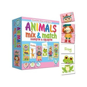 Circle Toys CRCL031 Animals Mix & Match