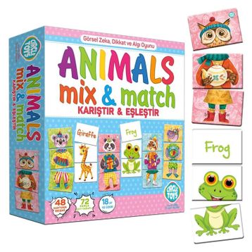 Circle Toys CRCL031 Animals Mix & Match