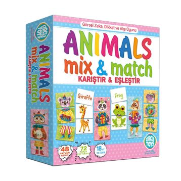 Circle Toys CRCL031 Animals Mix & Match