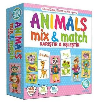 Circle Toys CRCL031 Animals Mix & Match