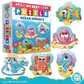 Circle Toys My Best Ocean Animals Puzzle