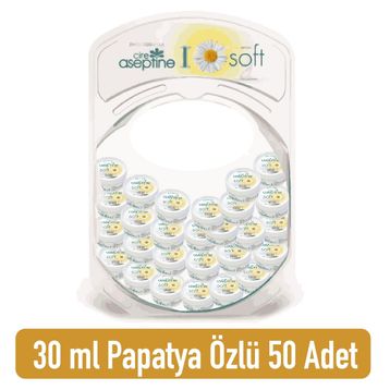 Cire Aseptine 30 ml 50'li Papatya Özlü Soft Krem