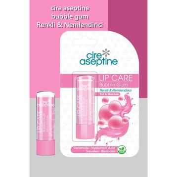 Cire Aseptine Lip Care Bubble Gum 4.5 GR Renkli Dudak Bakım Kremi
