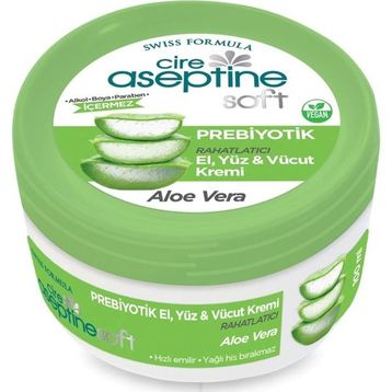 Cire Aseptine Soft Aloe Vera 200 ml El Yüz Vücut Kremi