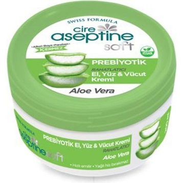 Cire Aseptine Soft Aloe Vera 200 ml El Yüz Vücut Kremi