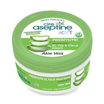 Cire Aseptine Soft Aloe Vera Özlü 30 ml Prebiyotik Krem