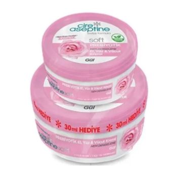 Cire Aseptine Soft Prebiyotik Gül Özlü 100+30 ml Nemlendirici Krem