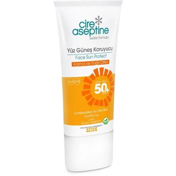 Cire Aseptine Spf50+ K/N 50 ml Yüz Güneş Koruyucu
