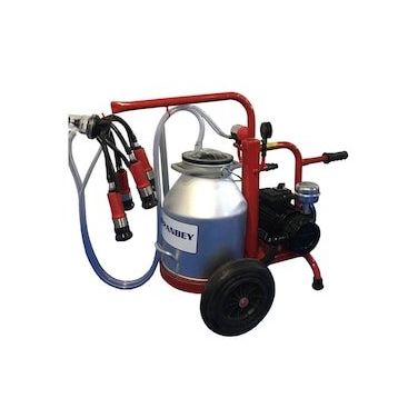 Çırpanbey Alüminyum Bir Güğümlü Tekli Süt Sağım Makinesi